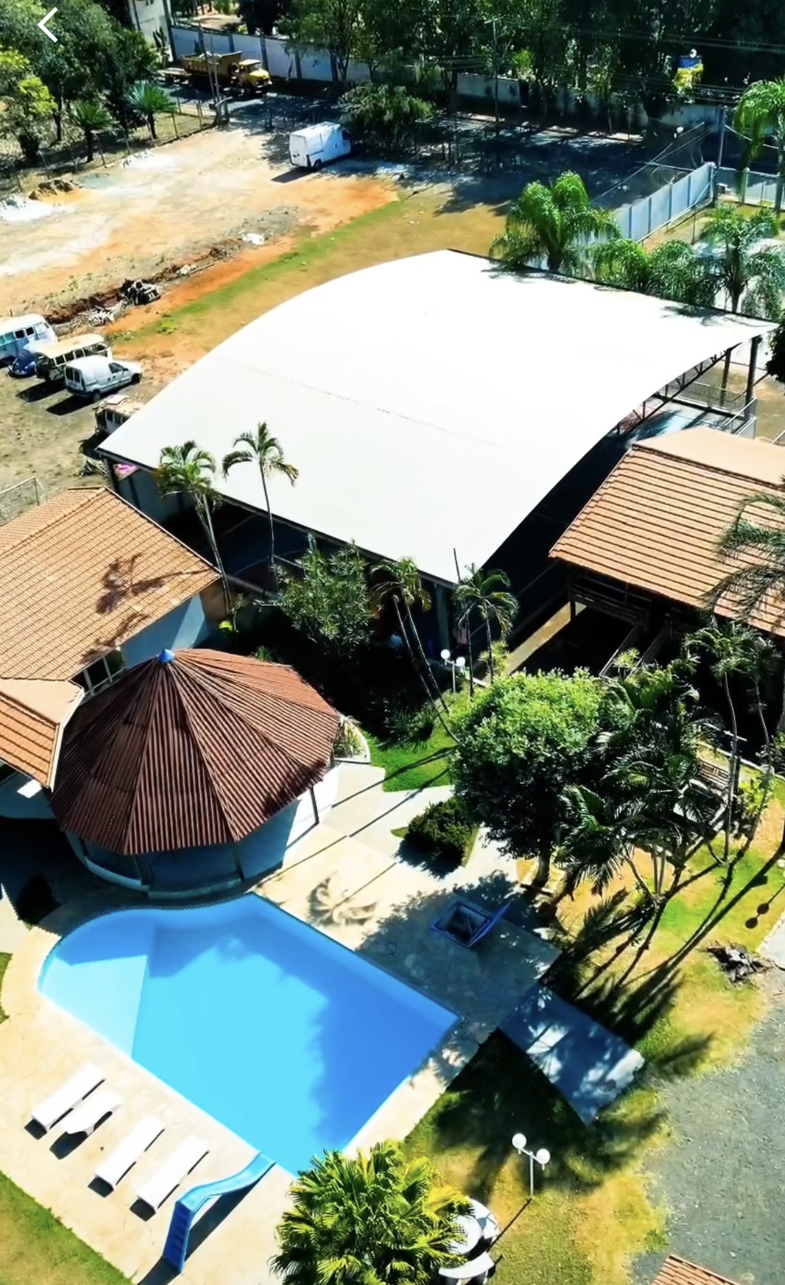 Estrutura da Chácara com Piscina